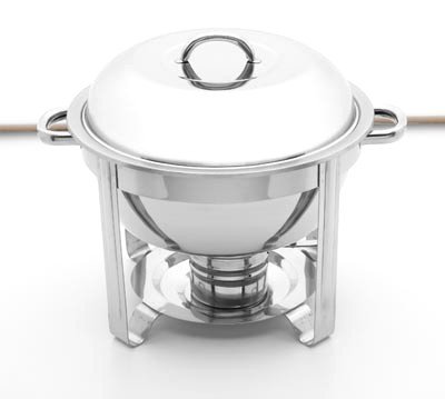 KTCHAFSM/00: Maxam Stainless Steel Chafing Dish - Family Functions & Get Togethers