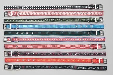 SPC10: 10pc Set of CLUB FUN 18" Assorted Pet Collars
