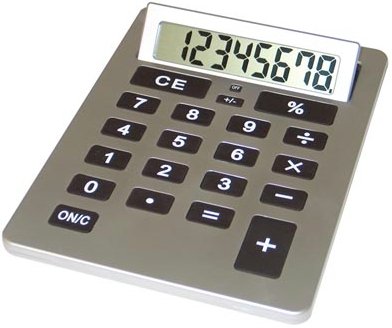 HHCALXLG/00: Mitaki Japan HUGE 8" x 11" Jumbo Calculator: Great for Person w/ Arthritis/Poor Vision