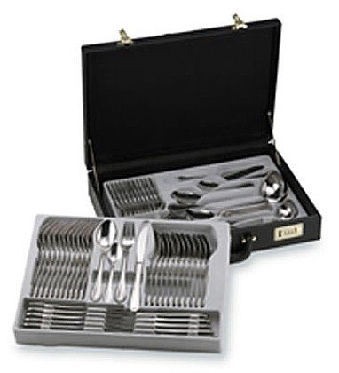 FW72/00: Sterlingcraft 72pc 18/10 Stainless Steel Flatware and Hostess Set-oos til 6/10/10