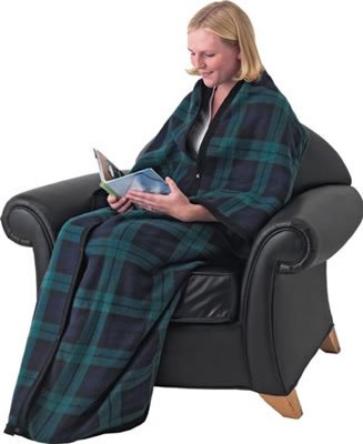 SALE GFSNUG/00: MAXAM Fleece Snuggler Blanket Robe - Snuggle Blanket Robe