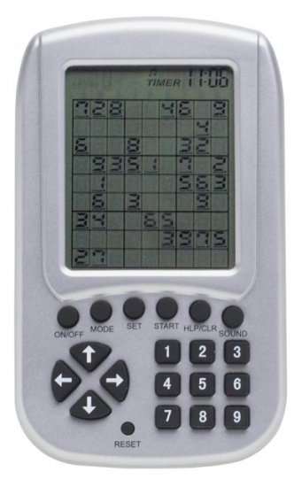 ELSUDOKU/00: Electronic Sudoku Handheld Game-While Supplies Last