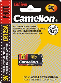 CR123A-BP1: CAMELION 3 Volt Lithium Camera Battery: Add to your order for little to no extra on S&H