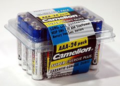 R03P-BP24: CAMELION "AAA" Super Heavy Duty Batteries-24: Add to order for little to no extra on S&H