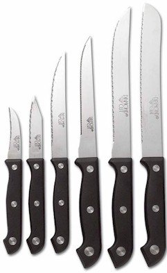 CTCS6/00: Diamond Cut 6pc Cutlery Set