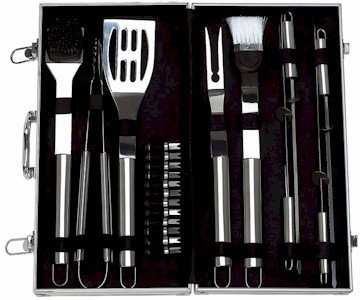 KTBQSS22/00: CHEFMASTER 22 pc Stainless Steel Ultimate Barbeque Set