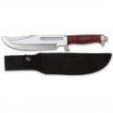 SKRBO3/00: Maxam 14 3/4" Fixed Blade Hunting Knife with Sheath - oos til 6/25