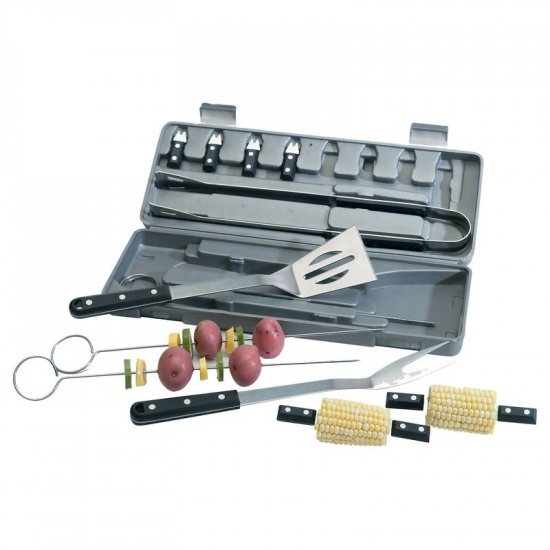 KTBQS16/00: SLITZER 16 pc BBQ Tool Set with Bakelite Handles