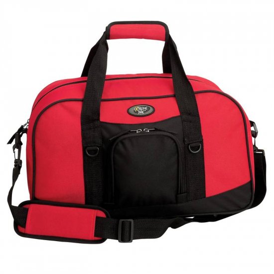 LUSDRB18/00: Extreme Pak Unisex 18â Red Sport Duffle Bag