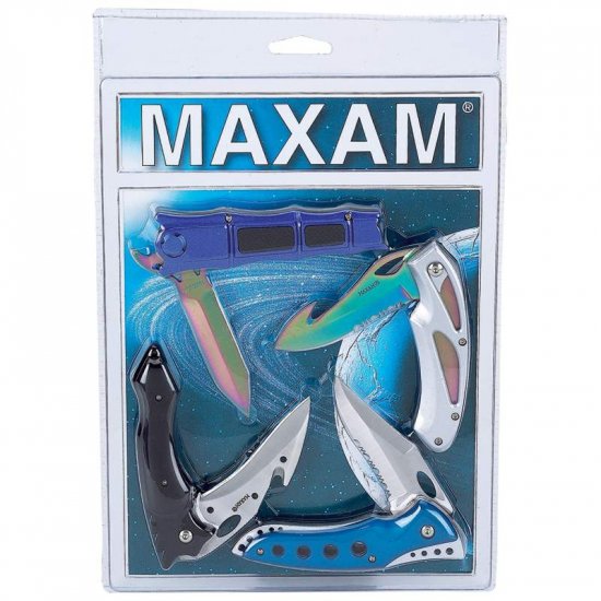 SKFANSET4C/00: Maxam 4 pc Fantasy Knife Set