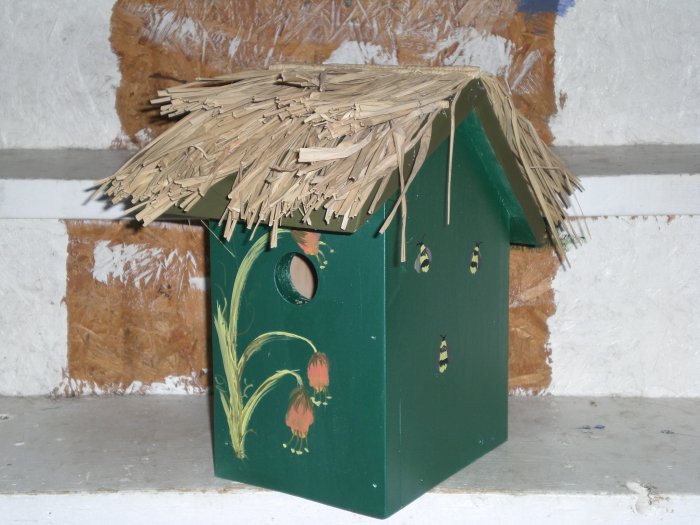 Cabana Banana Bird House Hand-Made!