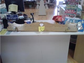 Oak Doorknob Quilting Rack - 52"