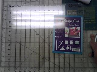 Shape Cut 12" x 12" Slotted Ruler
