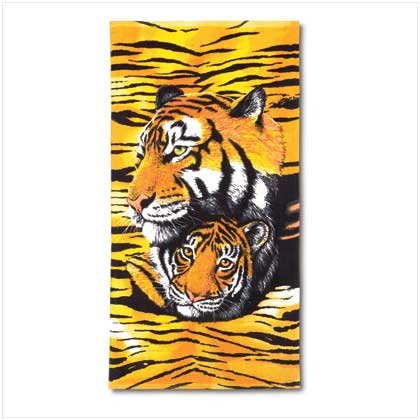 Golden Tigers Beach Towel-FREE SHIPPING