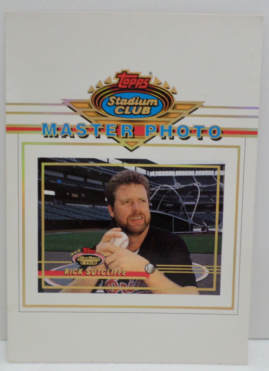 Rick Sutcliffe Topps Stadium Club Master Photo