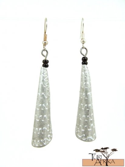 Product ID: 27 Etched Aluminum Cone Earrings