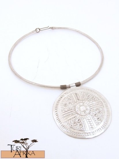 Product ID: 31 Aluminum Choker W/ Large Etched Disk