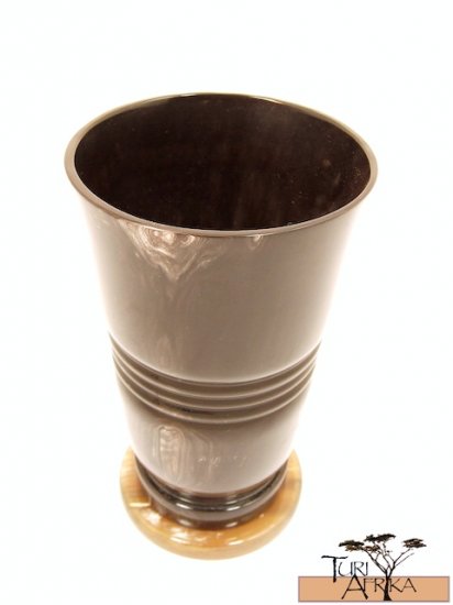 Product ID: 149 Cow Horn Vase (Not Water-Tight)