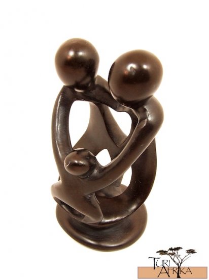 Product ID: 152 Small Soapstone Family Sculpture