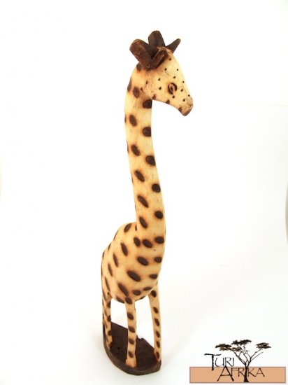 Product ID: 160 Wood and Burn Giraffe Sculpture