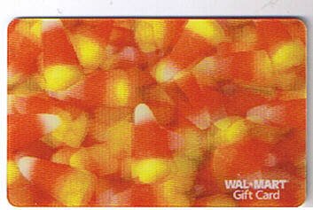 Walmart Collectible Gift Card - Lenticular - Candy Corn VL4030