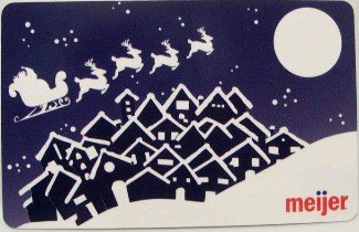 Meijer Collectible Gift Card - Twas the Night Before Christmas 10974xx - USED