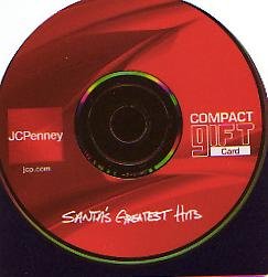 JCPenney Collectible Gift Card - Die-Cut - Rockin' Winter Wonderland CD SV0701072