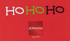 JCPenney Collectible Gift Card - HO HO HO Santa's Belt SV0701035