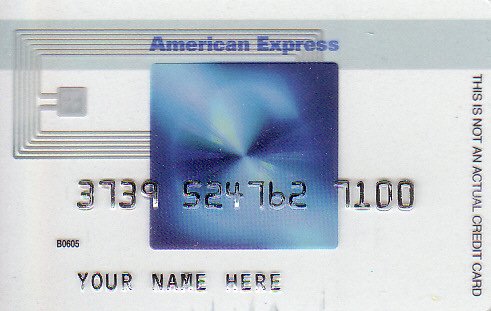 American Express Blue Cash Promotional Credit Card B0605