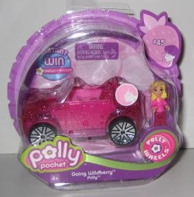 Polly Pocket - Polly Wheels #45 Going Wildberry Polly