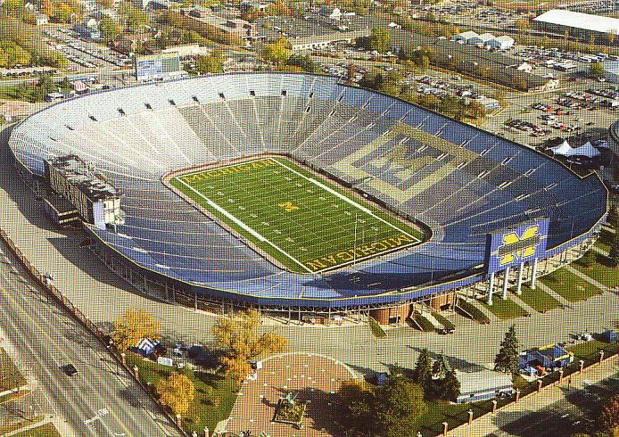 University of Michigan Football Stadium Photo Print - The Big House 2005