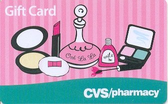 CVS Pharmacy Collectible Gift Card - Pink Cosmetics VL-3010