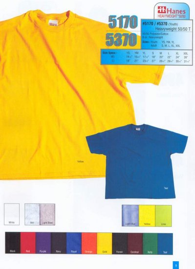 Hanes 5170