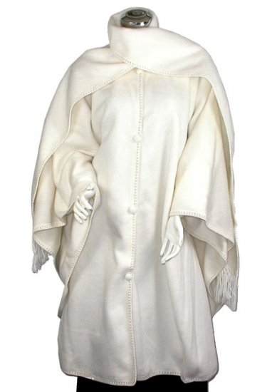 CAPE + CHAL OF ALPACA WOOL MADE IN PERU