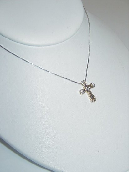 Cross Pendent with Diamonds