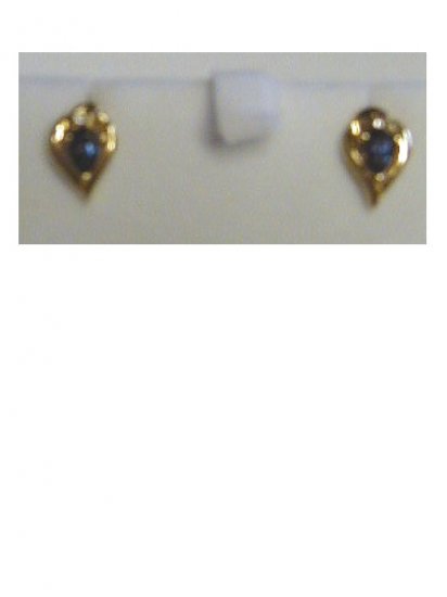 Created Alexandrite Earrings