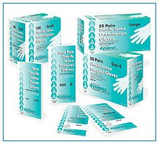 Dx 2432 Medium Latex Exam Gloves Sterile Pairs Case