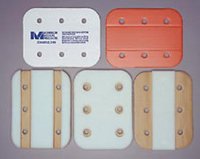 MM1530- 18" Center Foam, Folding Cardboard Splint (Brown/white color)