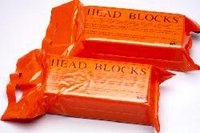MM0320-Head Blocks I Disposable Foam Orange Blocks
