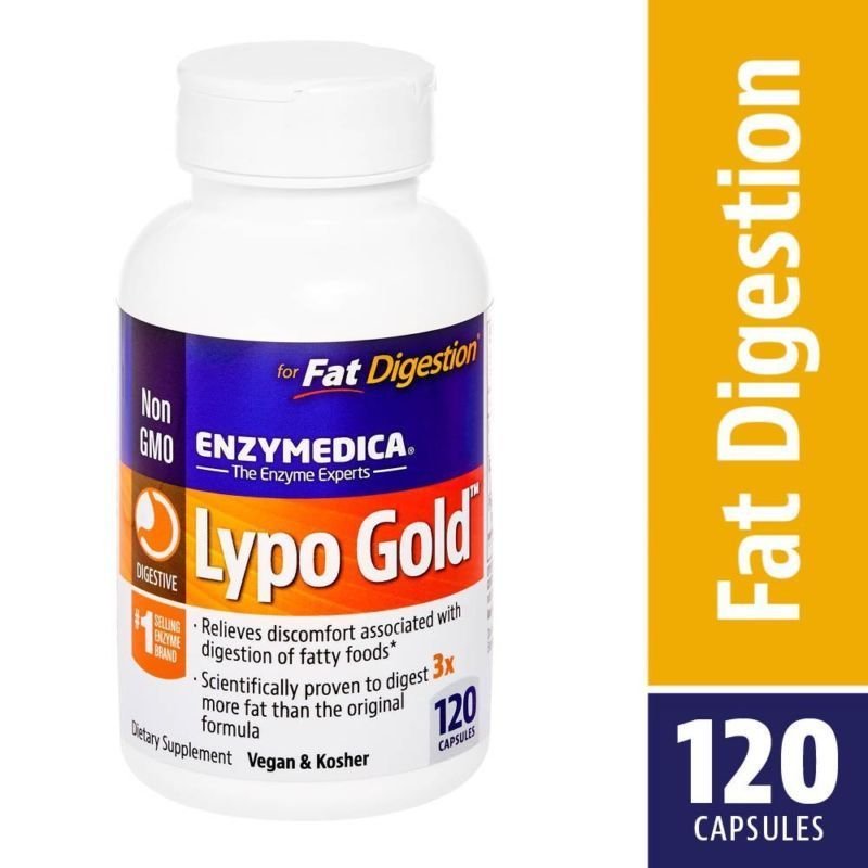 Enzymedica Lypo Gold Enzymes For Optimal Fat Digestion Capsules Ffp