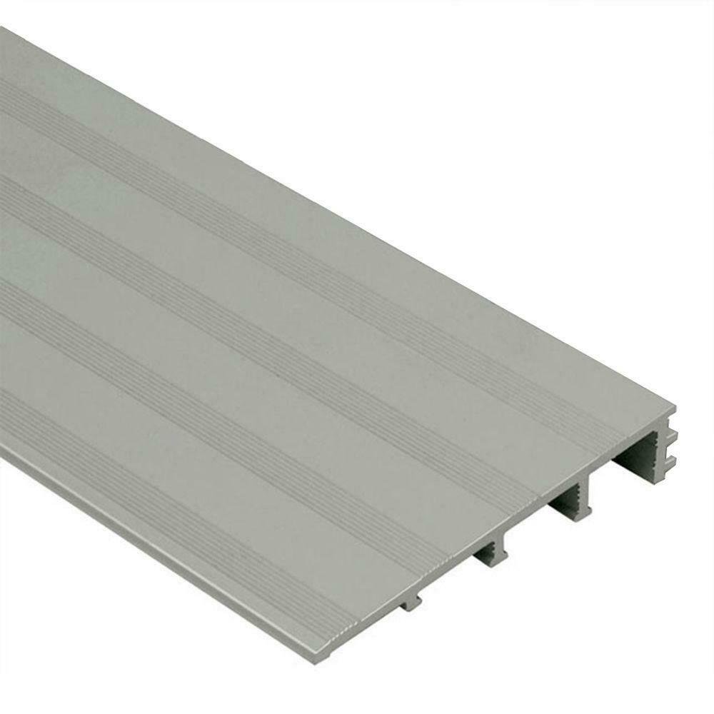 Schluter Reno Ramp K Satin Anodized Aluminum 1 2 In X 8 Ft 2 1 2 In