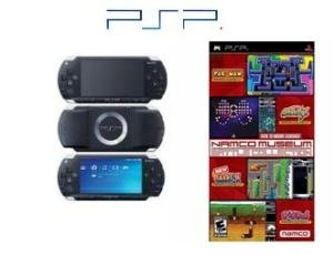 Sony PSP Black "Namco Bundle" - 32MB Card, and 21 Great Games