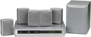 AUDIOVOX DV1201 5.1-CHANNEL, 300-WATT HOME THEATER SYSTEM WITH DVD PLAYER