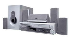 Magnavox MRD500VR DVD and VCR 300 Watts Home Theater System
