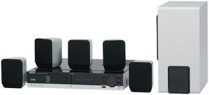 RCA RTD217 5.1-CHANNEL, 250-WATT HOME THEATER SYSTEM WITH 5-DISC DVD/CD PLAYER