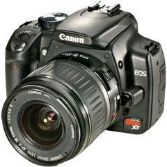 Canon 8.0MP Rebel XT Digital SLR Camera with 1.8" TFT LCD and EF-S 18-55mm Zoom Lens