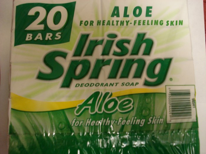 Irish Spring Soap with Aloe (20 bars)