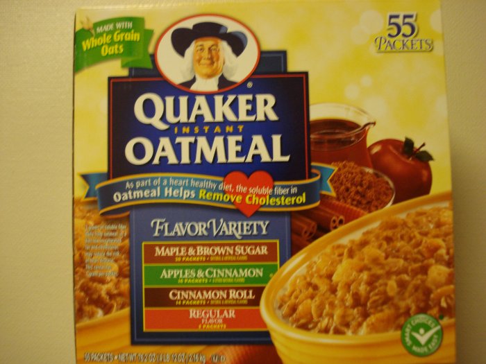 Quaker Outmeal Variety Pack (55 Packets)