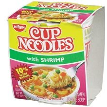 Nissin Cup Noodles Shrimp Flavor (8 Pack)