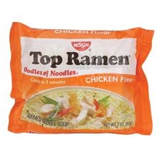 Nissin Top Ramen Chicken Flavor (8 Pack)